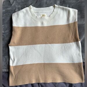 Maeve Sleeveless Striped Top